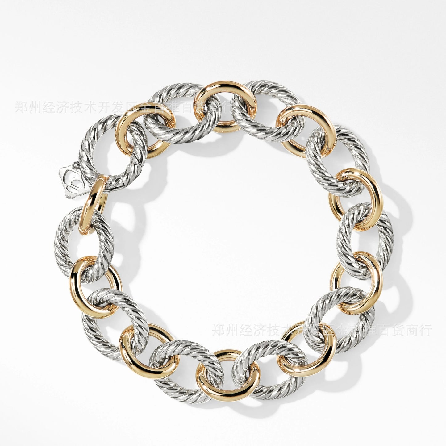 D2vid yurman round chain bracelet 19mm