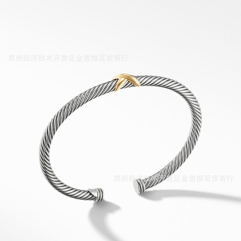D2vid yurman 4mm bangle with crossing