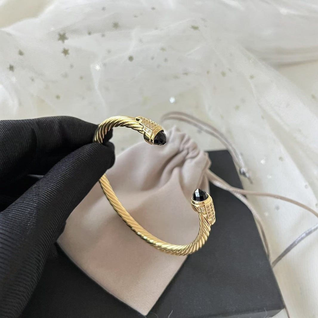 david yurm2n 5mm bangles with crystal