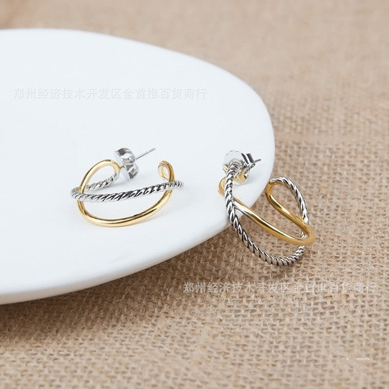 David yurman hoop earrings