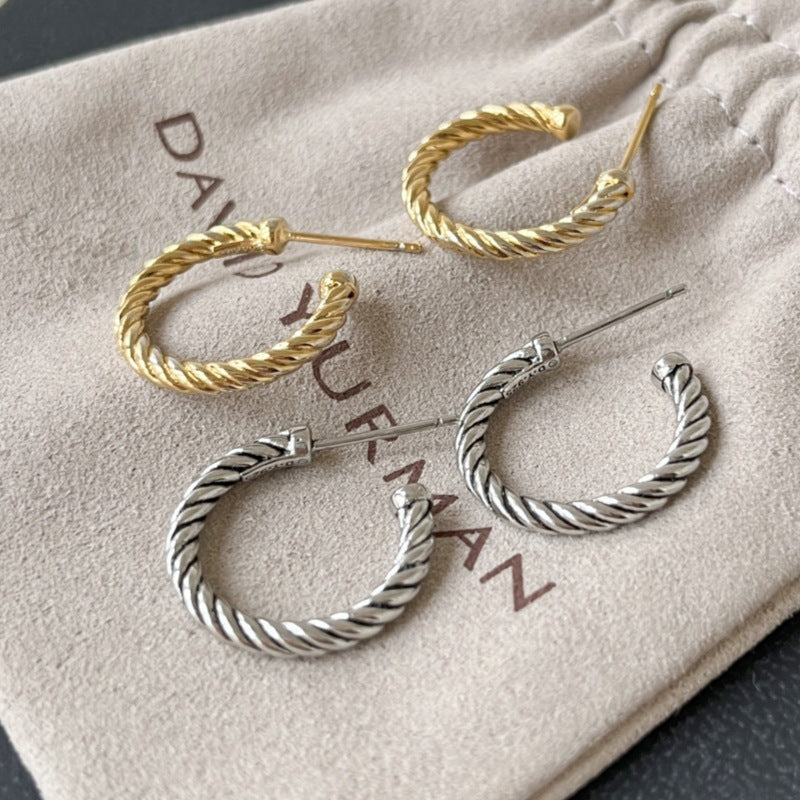 David yurm2n little hoop earrings