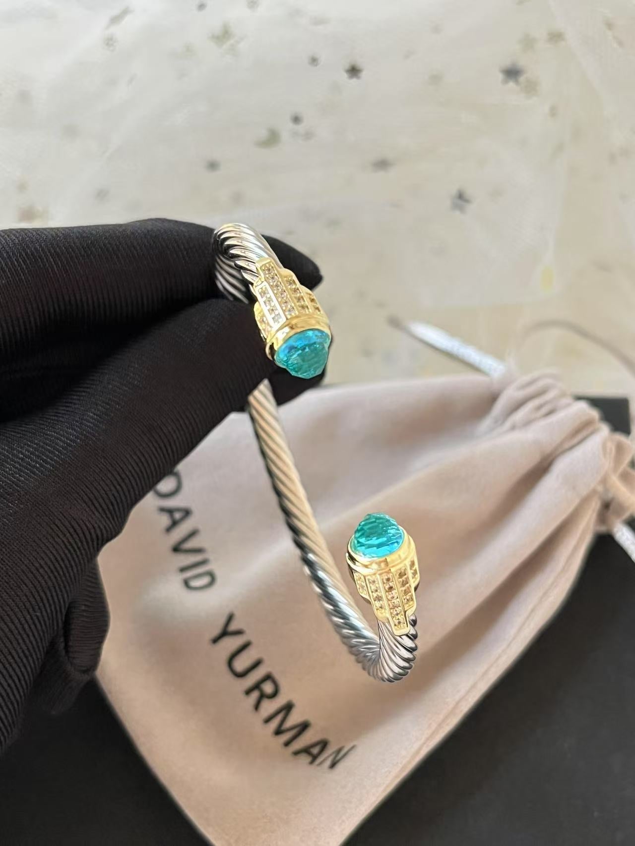 david yurm2n 5mm bangles with crystal