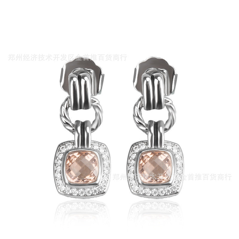 David yurm2n earrings with different crystal