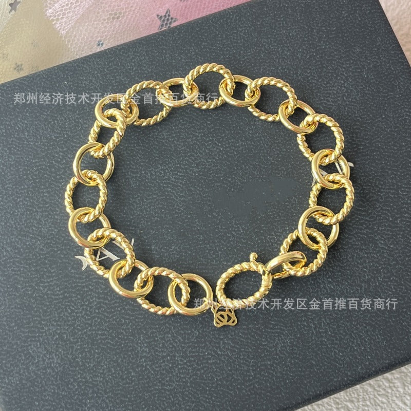 D2vid yurman round chain bracelet 19mm
