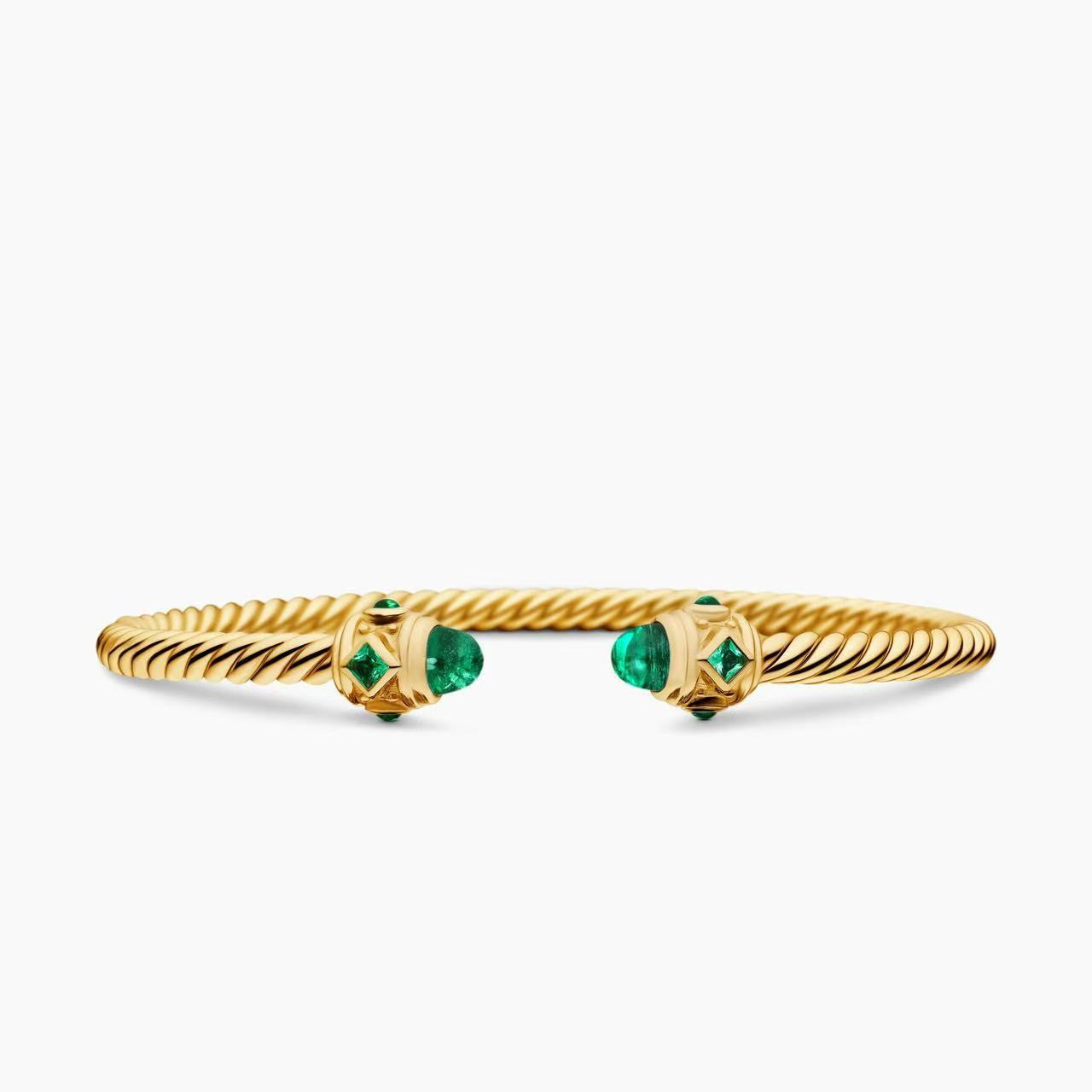 D2vid yurman 5mm bangles with colorful crystal