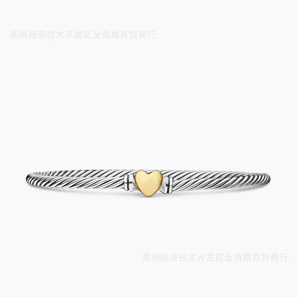Dav1d yurman 3mm bangles with heart lock