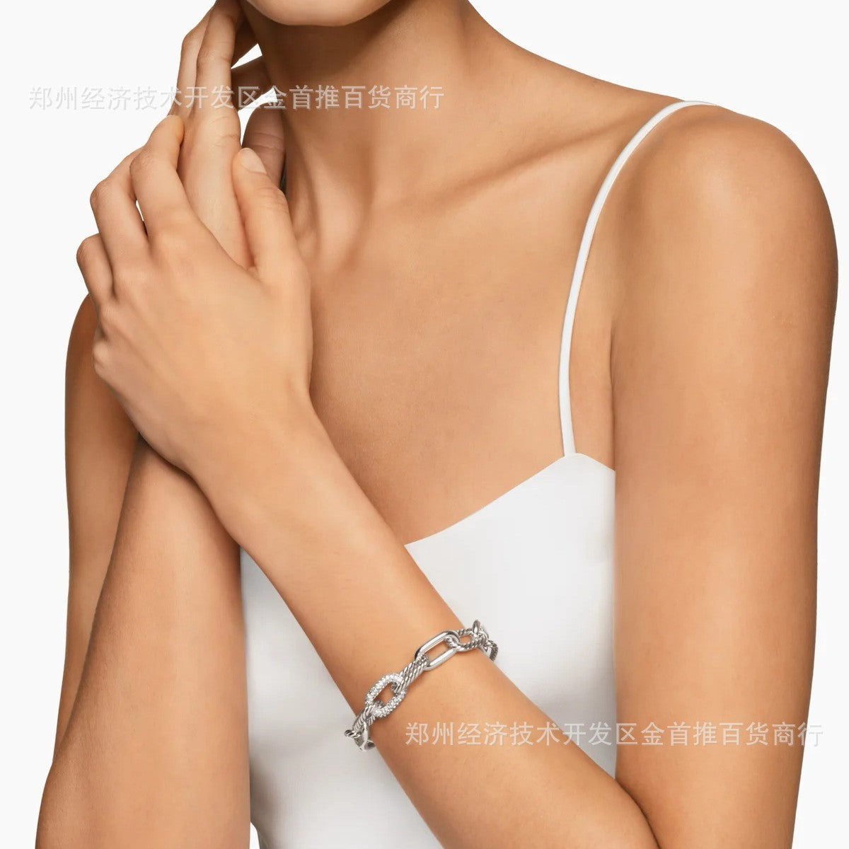 David yurm2n chain bracelet with diamond