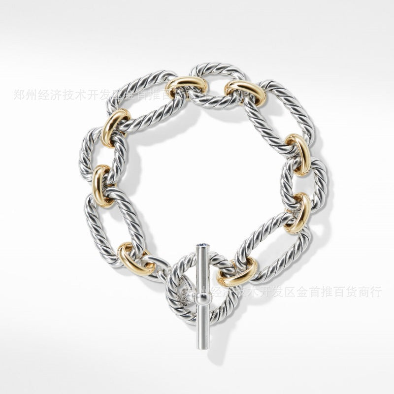 David yurm2n chain bracelet 19cm with OT lock