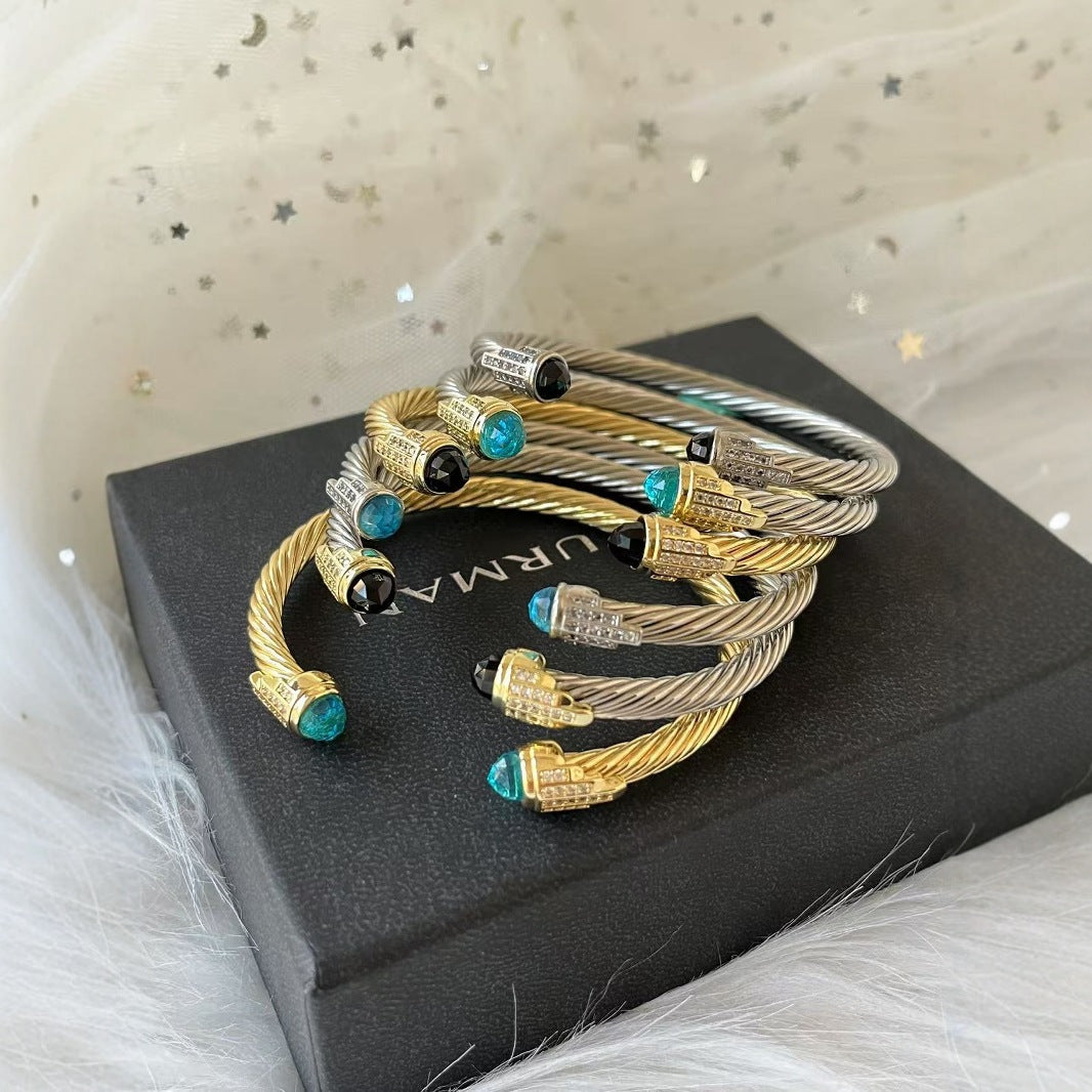 david yurm2n 5mm bangles with crystal