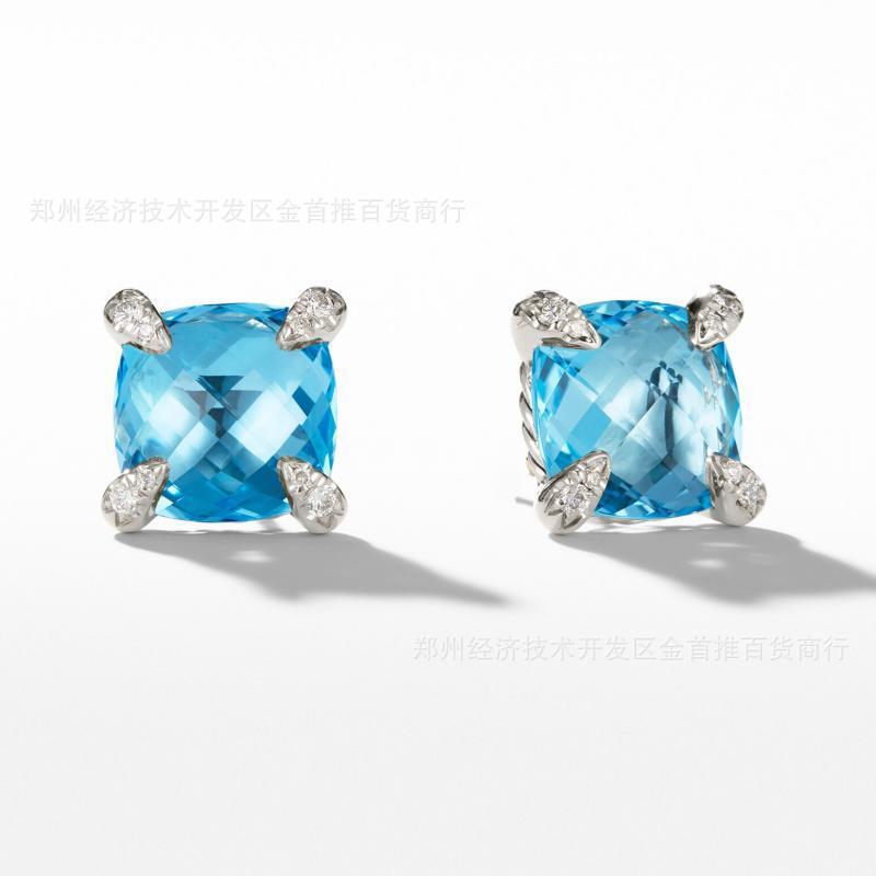 David yurma2n crystal earring studs with diamond
