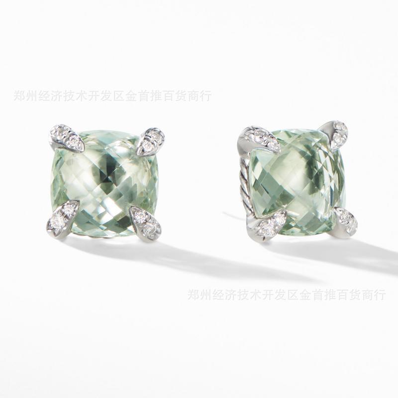 David yurma2n crystal earring studs with diamond