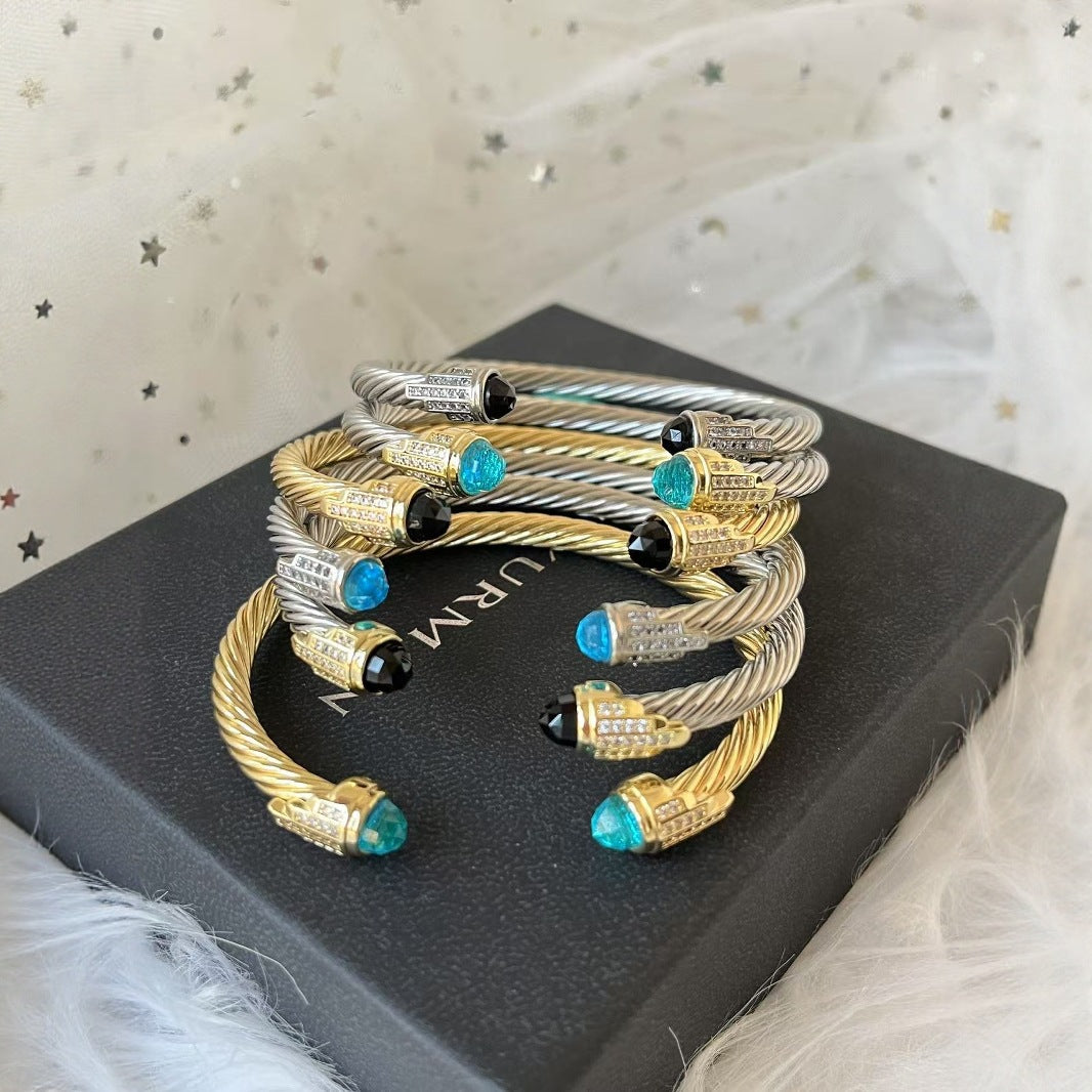 david yurm2n 5mm bangles with crystal