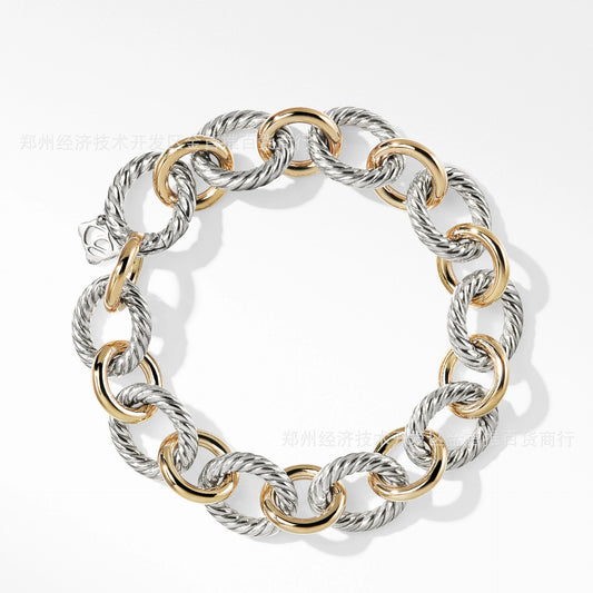 D2vid yurman round chain bracelet 19mm