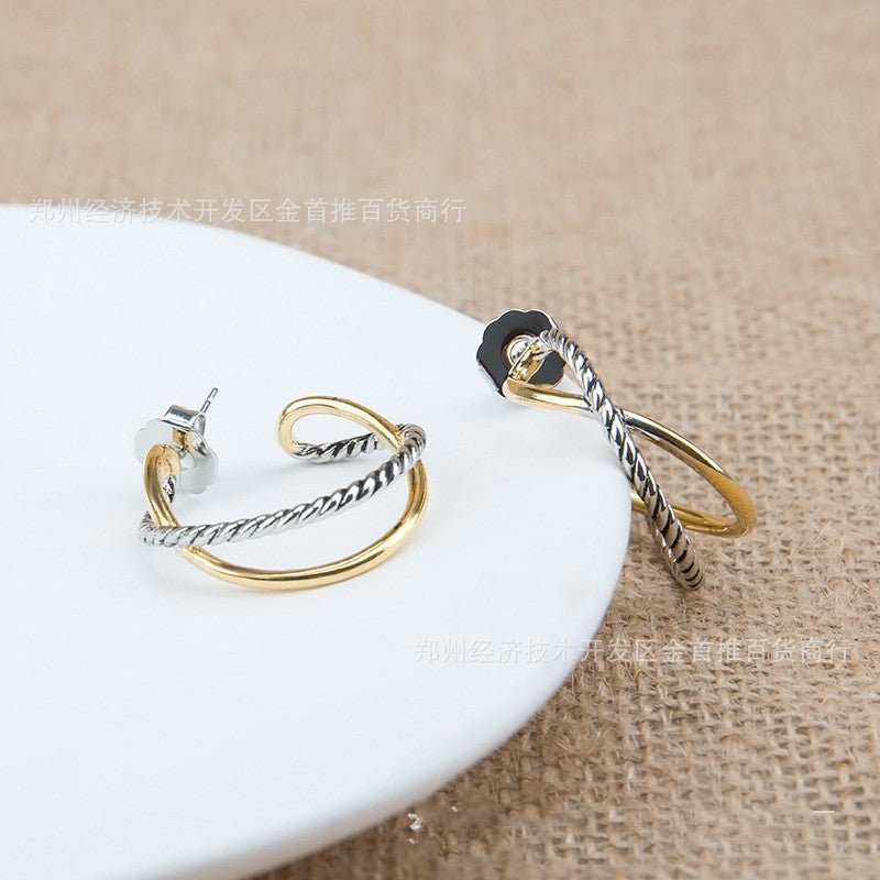 David yurman hoop earrings
