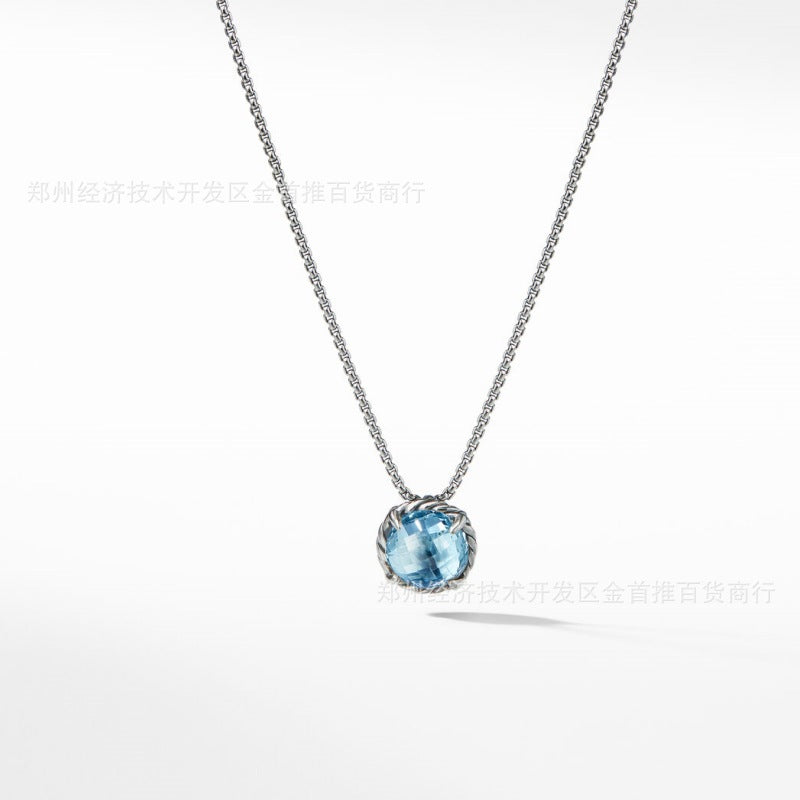 D2vid yurman crystal pendent necklaces