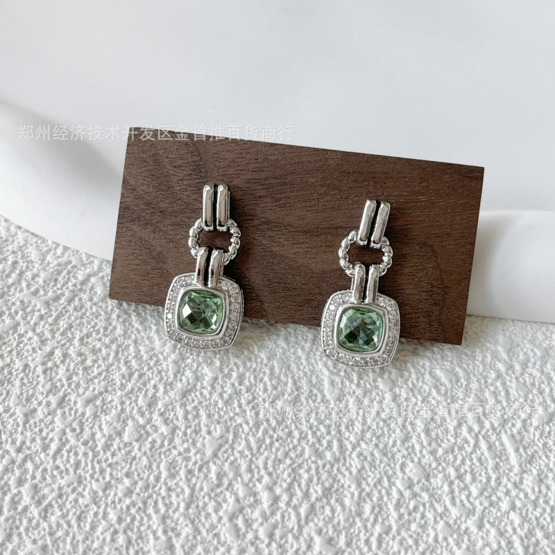 David yurm2n earrings with different crystal
