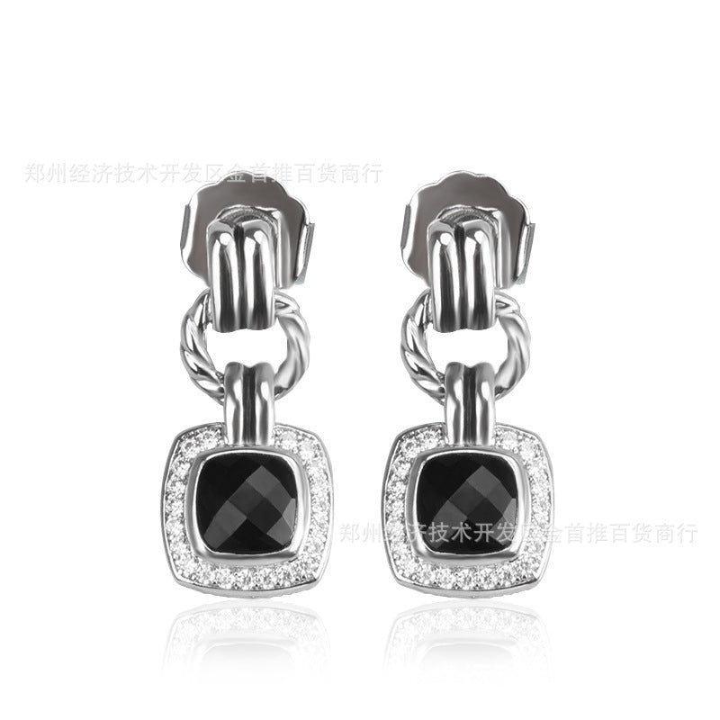David yurm2n earrings with different crystal
