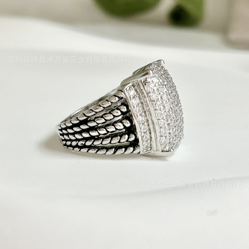 David XX yurman crystal rings