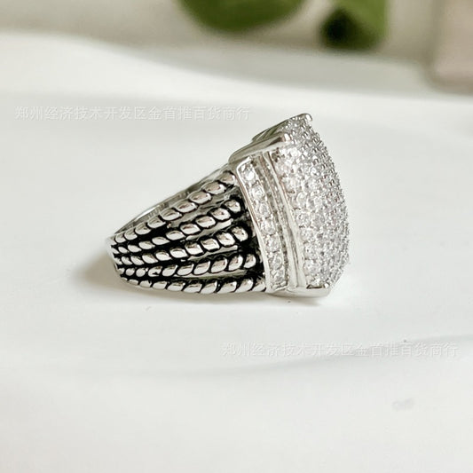David XX yurman crystal rings