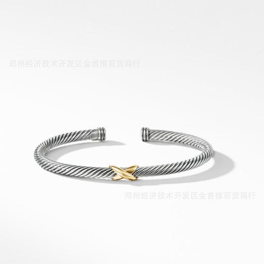 D2vid yurman 4mm bangle with crossing