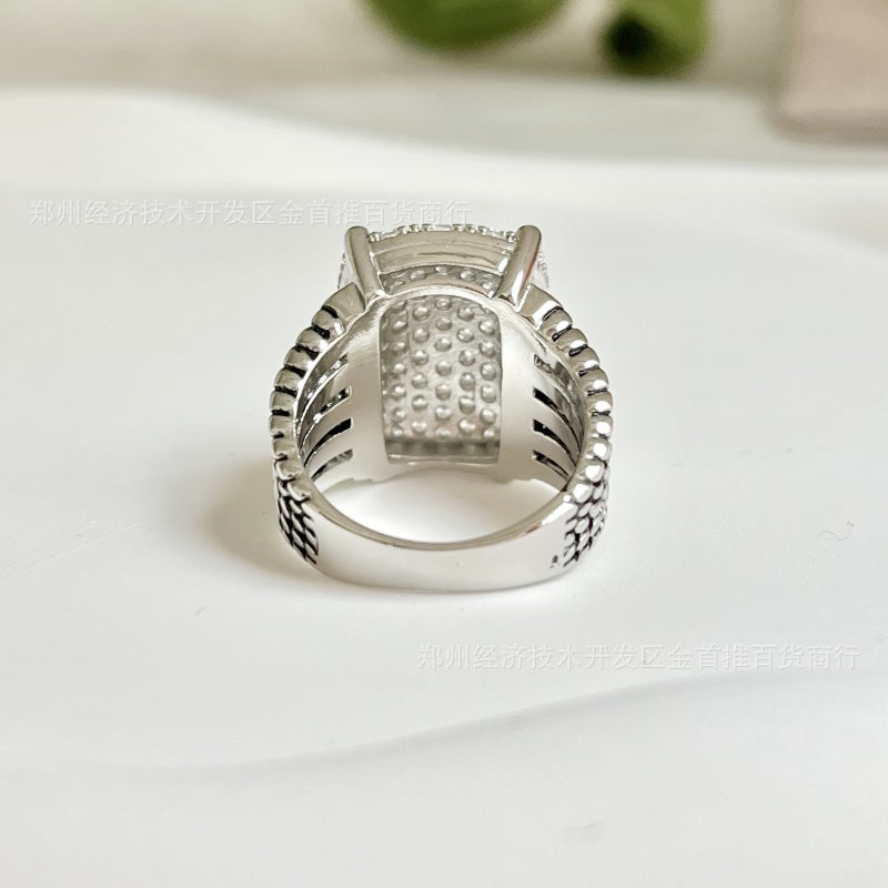 David XX yurman crystal rings