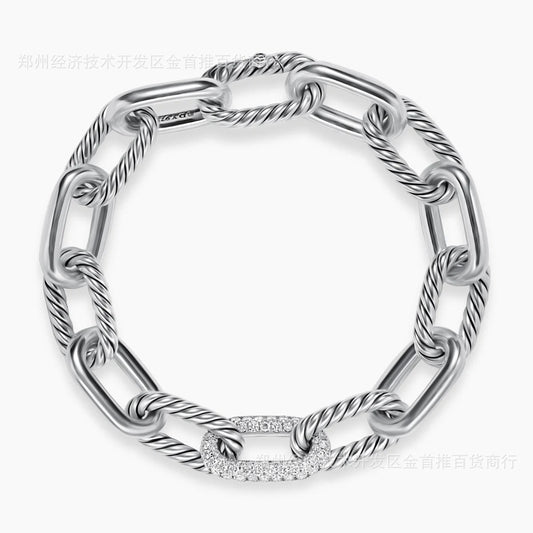 David yurm2n chain bracelet with diamond